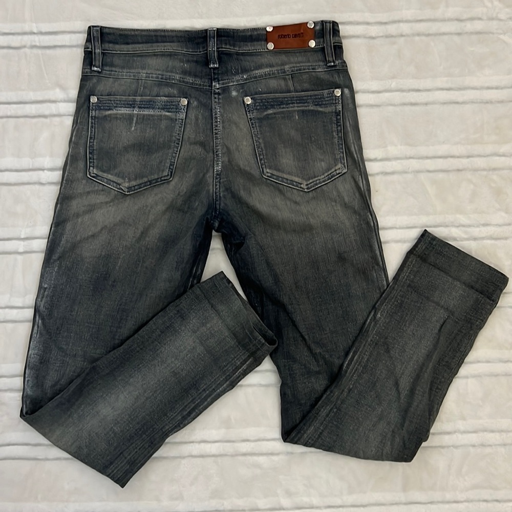 Roberto Cavalli Straight Leg Denim Jeans